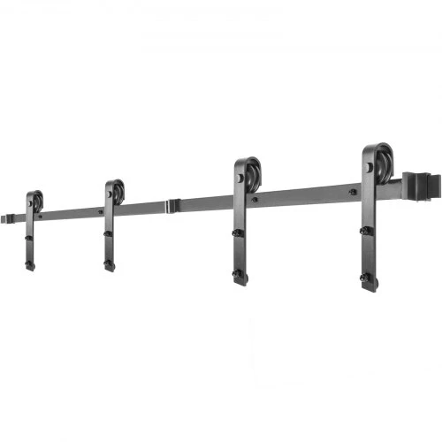 VEVOR Stumdomų tvarto durų furnitūros rinkinys, 365,8 cm, dviguboms durims