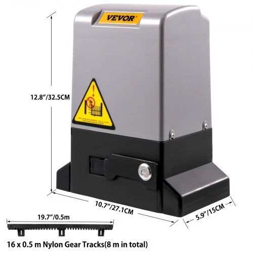 VEVOR Stumdomų vartų automatika, 1800 kg, 8 m, su 4 pulteliais ir valdymu programėle