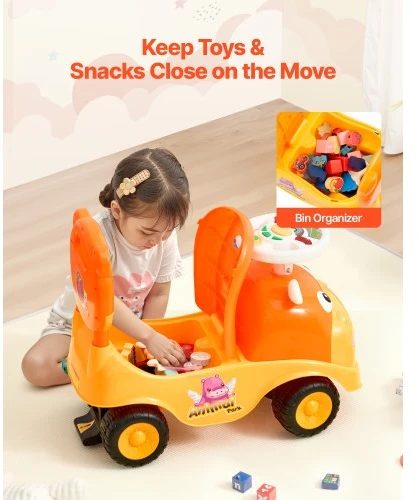 VEVOR Stumiamas mašinėlis vaikams QX-3378-1, PP, 22 kg