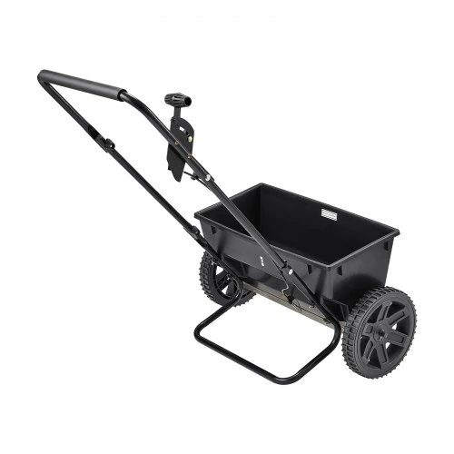VEVOR Stumiamasis barstytuvas, 50 lbs talpa, 18 col. barstymo plotis, 10 padėčių