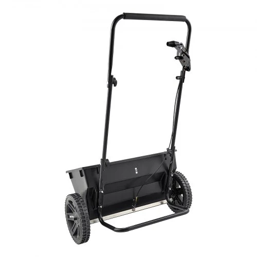 VEVOR Stumiamasis barstytuvas, 50 lbs talpa, 18 col. barstymo plotis, 10 padėčių