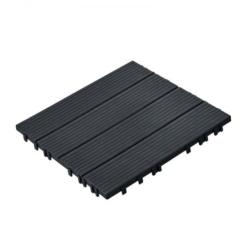 Koduva VEVOR sujungiamos denio plytelės, 10 vnt., 30 x 30 cm, tamsiai pilkos
