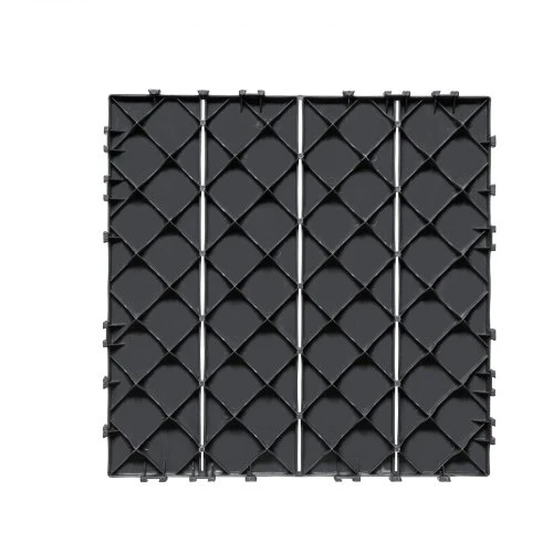 Koduva VEVOR sujungiamos denio plytelės, 10 vnt., 30 x 30 cm, tamsiai pilkos