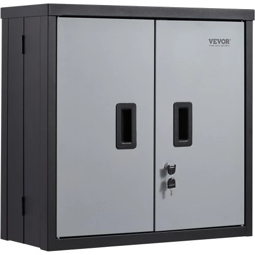 VEVOR Sulankstoma sieninė spintelė, metalinė garažo spintelė, 660 mm, juoda
