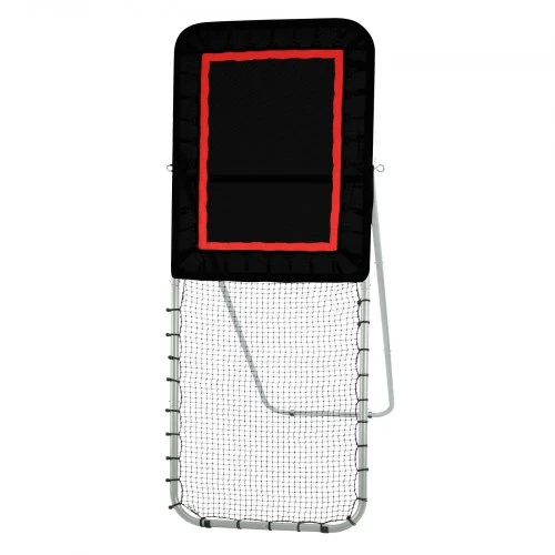 VEVOR Sulankstomas lakroso rebounderis, 3 x 8 pėdų, juodas