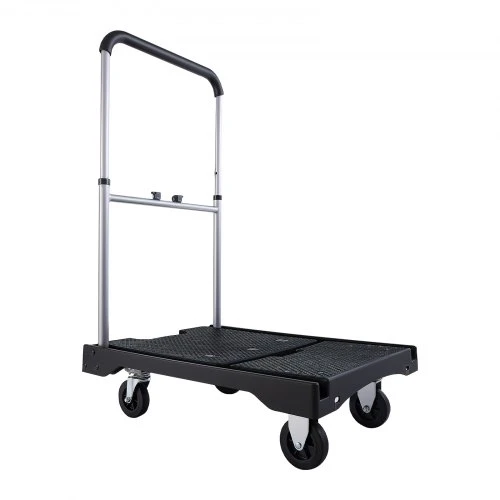 Koduva VEVOR sulankstomas platforminis vežimėlis su pasukamais ratukais, 149,69 kg, 680 x 495 x 115 mm