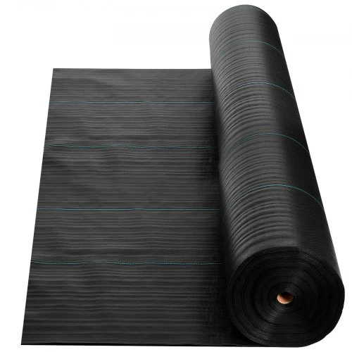 Koduva VEVOR sunki weed barrier audinys, 13 x 115 ft, 3,5 oz, juodas
