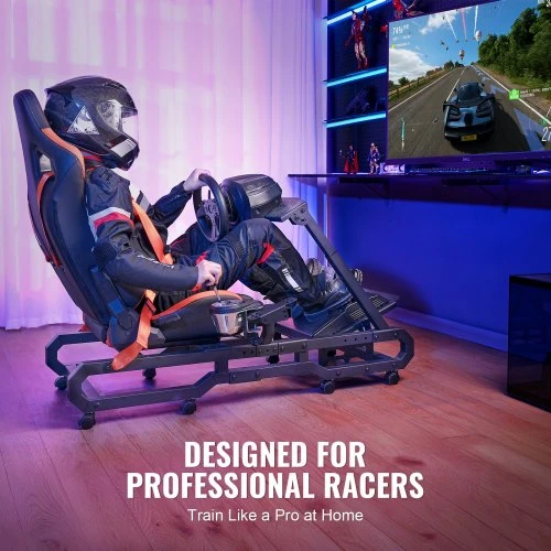 VEVOR Sunkiosios apkrovos lenktynių vairo stovas Logitech G923/G920/G29, maks. 150 kg