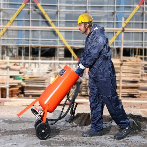 VEVOR Sunkus smėliavimo bakas, 37,9 l, 60–110 PSI, su 2 antgaliais ir 2,3 m žarna