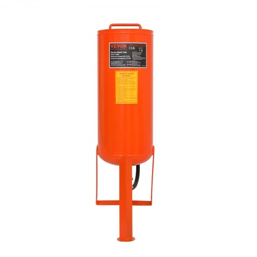 VEVOR Sunkus smėliavimo bakas, 37,9 l, 60–110 PSI, su 2 antgaliais ir 2,3 m žarna