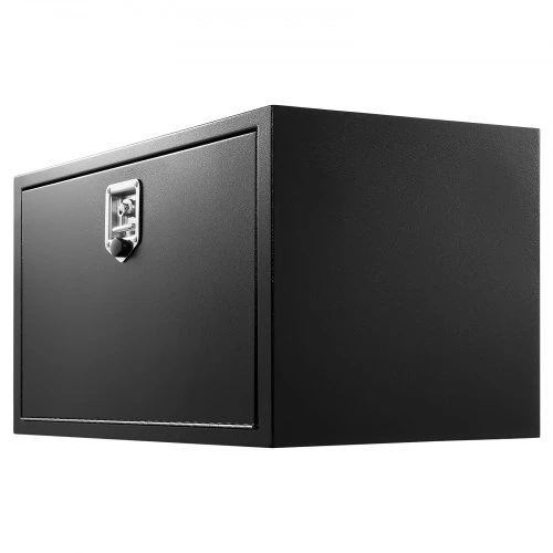 VEVOR Sunkvežimio apatinė įrankių dėžė JL-TB17S-6, plieninė, juoda, 914 x 457 x 457 mm