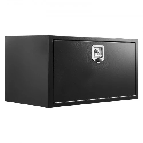 VEVOR Sunkvežimio apatinė įrankių dėžė JL-TB17S-6, plieninė, juoda, 914 x 457 x 457 mm