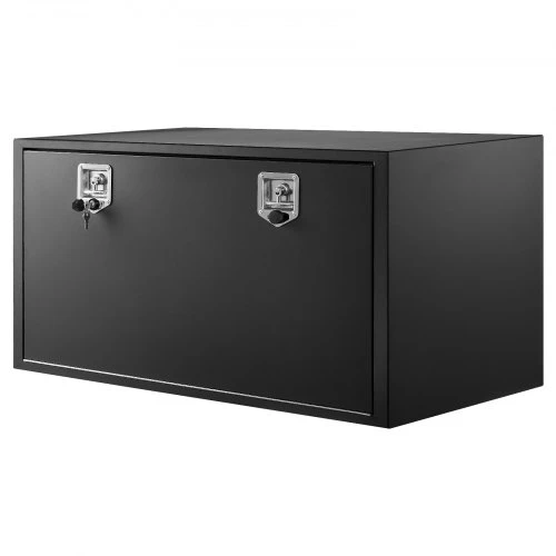 Koduva VEVOR sunkvežimio apatinis įrankių dėžės dėklas, plienas, juodas, 122 x 61 x 61 cm
