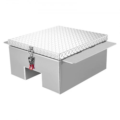 Koduva VEVOR sunkvežimio bagažinės įrankių dėžė, aliumininė, 770 x 610 x 310 mm, sidabrinė