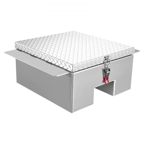 Koduva VEVOR sunkvežimio bagažinės įrankių dėžė, aliumininė, 770 x 610 x 310 mm, sidabrinė