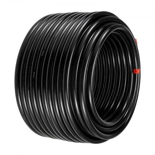 VEVOR Suspausto oro linijos rinkinys, 200 ft x 3/4", HDPE-aliuminio vamzdynų sistema, juodas