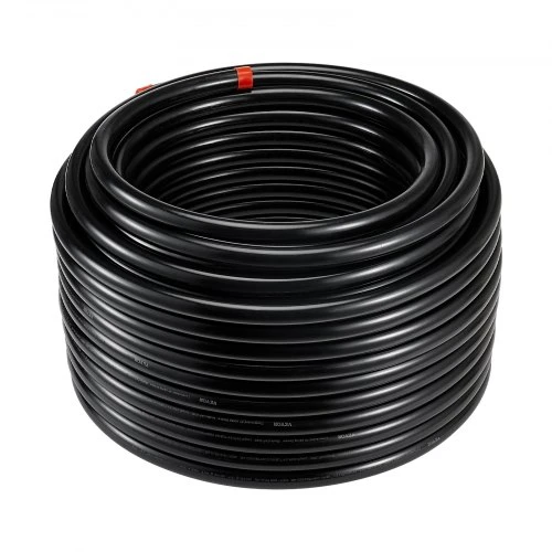 VEVOR Suspausto oro linijos rinkinys, 200 ft x 3/4", HDPE-aliuminio vamzdynų sistema, juodas