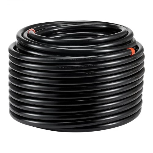 VEVOR Suspausto oro linijos rinkinys, 200 ft x 3/4", HDPE-aliuminio vamzdynų sistema, juodas