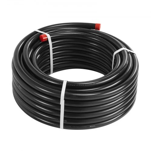 Koduva VEVOR suspausto oro linijų rinkinys, 100 pėdų x 3/4", HDPE ir aliuminis, juodas