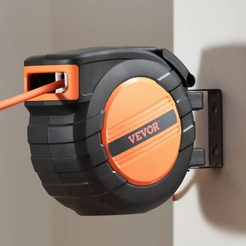 VEVOR Susukamas oro žarnos ritė, 3/8 col. x 50 pėdų, 300 PSI, su 5 pėdų įvadine žarna