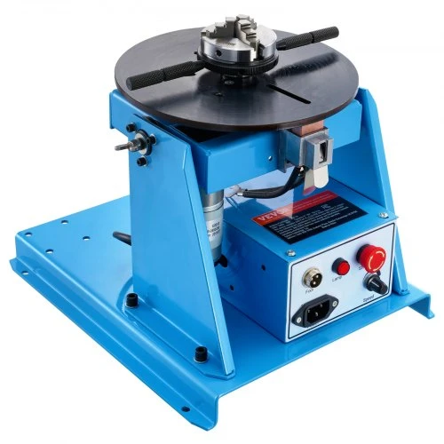 VEVOR Suvirinimo pozicionierius 10 kg, 0-90° pasukamas stalas, 8,1 col. 3 žandų griebtuvas, 1-12 aps./min., 20 W