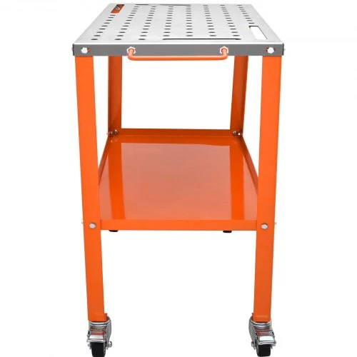 Koduva VEVOR suvirinimo stalas 91,4 x 45,7 cm, 544 kg keliamoji galia, su ratukais, 2 lygiai