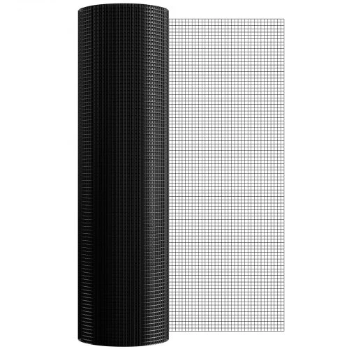 VEVOR Suvirintas vielos tinklas, 1220 x 30480 mm, 19 gauge, galvanizuotas, su viniline danga