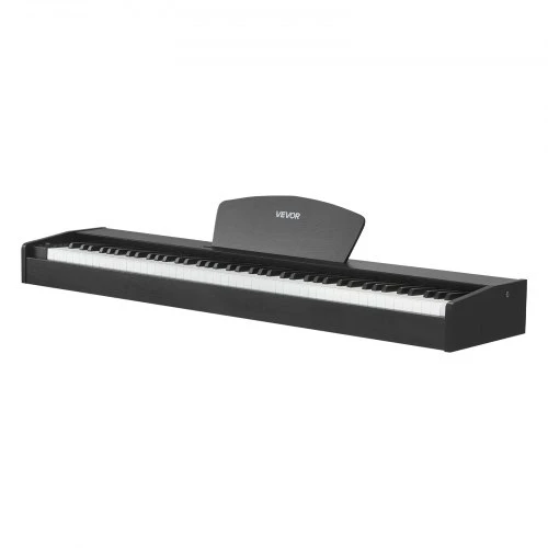 VEVOR Svertinis skaitmeninis pianinas, 88 klavišų, pilnai svertinė klaviatūra, belaidis ryšys, be stovo