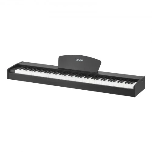 VEVOR Svertinis skaitmeninis pianinas, 88 klavišų, pilnai svertinė klaviatūra, belaidis ryšys, be stovo