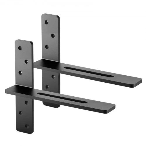 Koduva VEVOR T formos lentynų laikikliai, 2 vnt., 90 kg, 355,6 x 73,5 x 304,8 mm