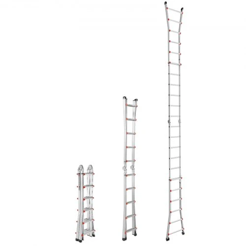 Koduva VEVOR teleskopinės kopėčios A rėmo, aliuminis, 623 cm, 149,7kg