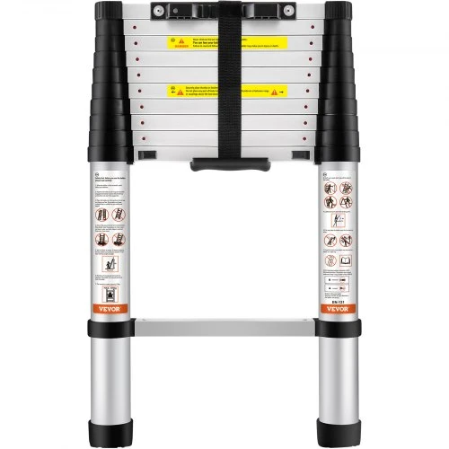 VEVOR Teleskopinės kopėčios, aliumininės, 320 cm, 170 kg