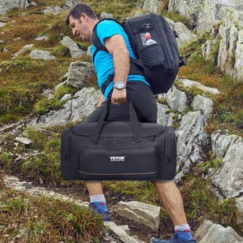 VEVOR Teleskopo dėklas, 560 mm, su fiksavimo sagtimis, keliomis kišenėmis ir nuimamu skirtuku