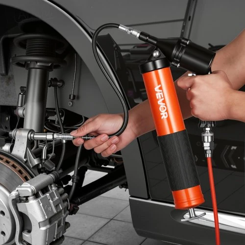 VEVOR Tepimo pistoletas, 6000 PSI, 0,4 L, su 45,7 cm lanksčia žarna, pailginamu standžiu vamzdeliu ir 2 plokščiais antgaliais