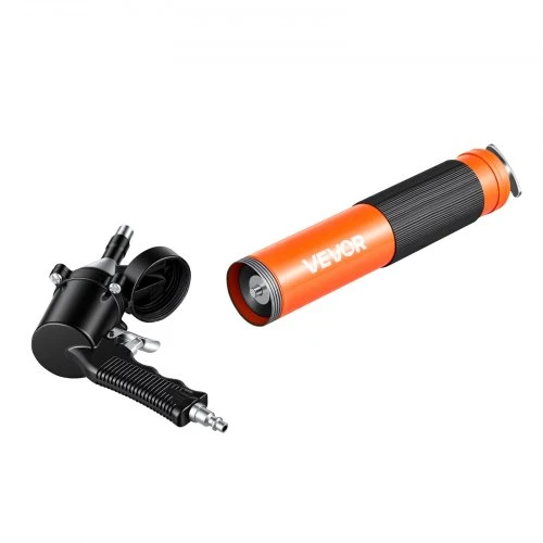VEVOR Tepimo pistoletas, 6000 PSI, 0,4 L, su 45,7 cm lanksčia žarna, pailginamu standžiu vamzdeliu ir 2 plokščiais antgaliais