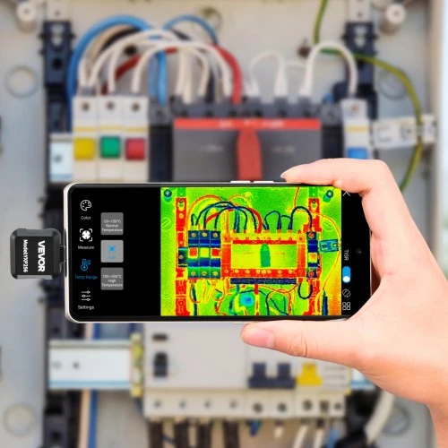 VEVOR Terminė kamera YXP256, skirta Android, 512 x 384 TISR, 25 Hz