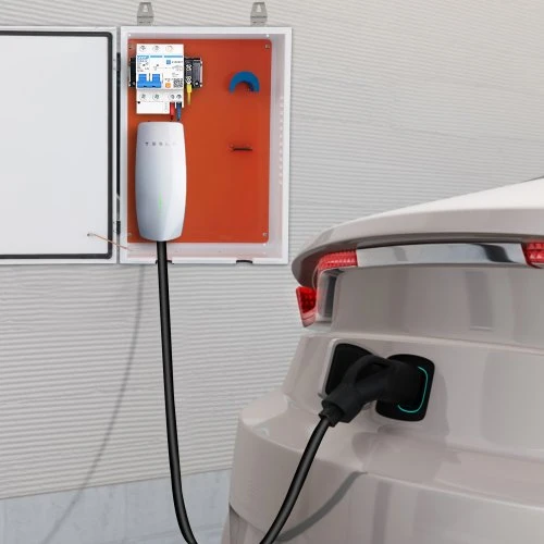 Koduva VEVOR Tesla įkroviklio stotelės dėžė, 70x50x25 cm, lauko kabelių dėžė, IP32, plieninė