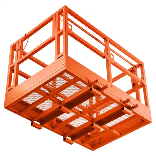 Koduva VEVOR tinklelinė telehandlerio darbo platforma, 1817 x 1220 mm, 907,18 kg, anglinio plieno