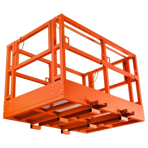 Koduva VEVOR tinklelinė telehandlerio darbo platforma, 1817 x 1220 mm, 907,18 kg, anglinio plieno