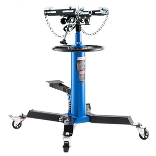 VEVOR Transmisijos domkratas, 0,5 t / 1100 lb, hidraulinis teleskopinis, 2 pakopų, mėlynas