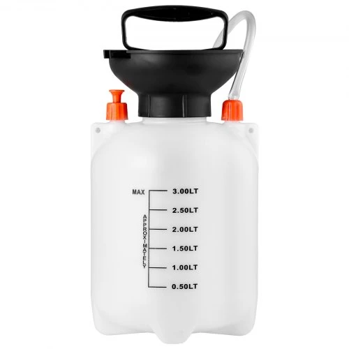VEVOR Transmisijos skysčio pompa, 3 l, rankinė alyvos pildymo sistema su 120 cm žarna ir HDPE talpa