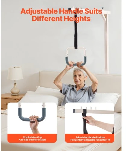 VEVOR Trapecijos strypas lovos mobilumui, laisvai pastatomas, 250 lb, plieno