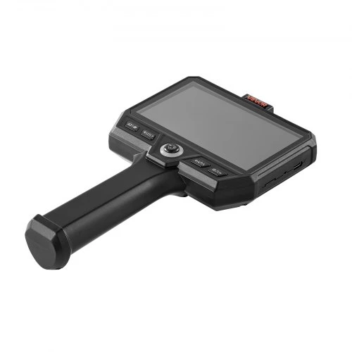 Koduva VEVOR trigubo objektyvo endoskopas su šviesa, 5" HD IPS ekranas, 8+2 LED, 8X priartinimas, 5000 mAh, IP67, 1,5 m