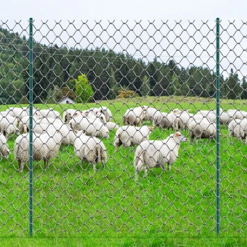 VEVOR Tvoros stulpai, 10 vnt., 213,36 cm, žali