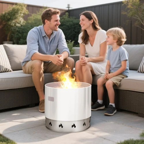 Koduva VEVOR ugniakuro stovas Solo Stove Bonfire, 49,5 cm, nerūdijančio plieno