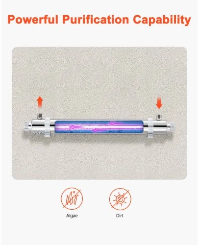 Koduva VEVOR UV vandens valytuvas SDE-025, 25 W, 6 GPM, 220 V