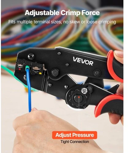 Koduva VEVOR užspaudimo įrankis HS-30J, 0,5–6 mm²