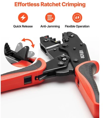 Koduva VEVOR užspaudimo įrankis HS-30J, 0,5–6 mm²