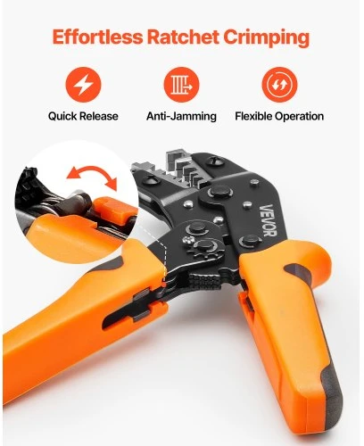 Koduva VEVOR užspaudimo įrankis SN-68B, 0,25-4 mm²