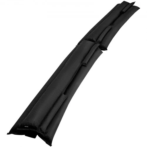 Koduva VEVOR užtvara nuo potvynio, 4 vnt., 1530 x 210 mm, aktyvuojami vandeniu, daugkartiniai vandens sugeriantys maišai